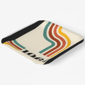 1964年レトロストライプヴィンテージポスター ペーパープレート (傾斜あり)