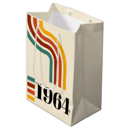 1964年レトロストライプヴィンテージポスター ミディアムペーパーバッグ