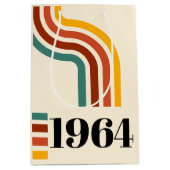 1964年レトロストライプヴィンテージポスター ミディアムペーパーバッグ (正面)