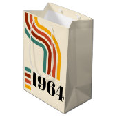 1964年レトロストライプヴィンテージポスター ミディアムペーパーバッグ (裏面アングル)