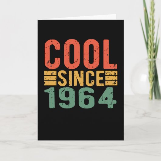 1964年ヴィンテージ誕生日 カード (正面)