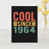 1964年ヴィンテージ誕生日 カード (黄色い花)