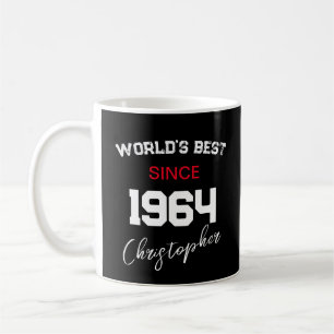 1964年以最高の来の世界の幸せ60番目の誕生日名 コーヒーマグカップ