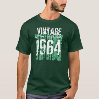 1964年最高のヴィンテージ年誕生日T型の緑 Tシャツ
