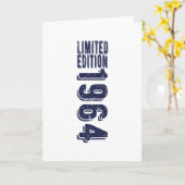 1964年生まれの誕生日限定版 カード (黄色い花)