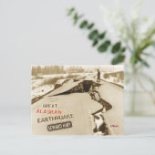 1964年素晴らしアラスカ地震 ポストカード (スタンド正面)