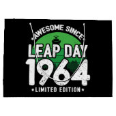 1964年素晴らし閏年日以後2月29誕生日 ラージペーパーバッグ (裏面)