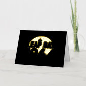 1964年素晴らし閏年日以後2月29誕生日 箔グリーティングカード (正面)