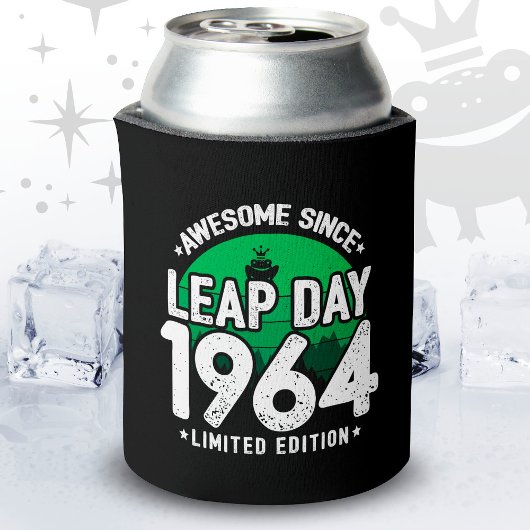 1964年素晴らし閏年日以後2月29誕生日 缶クーラー