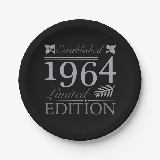 1964年限定版60歳 ペーパープレート (正面)