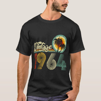 1964年60歳のギフト生まれヴィンテージレトロ60 Tシャツ