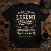 1964年 ヴィンテージ風 62歳の誕生日 Tシャツ