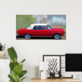 1964年RAMBLERアメリカのコンバーチブルポスター ポスター (ホームオフィス)