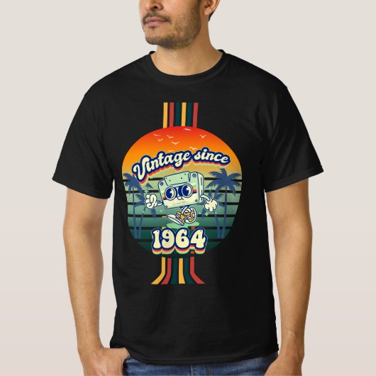 1964最高のヴィンテージレトロ61誕生日 Tシャツ (正面)
