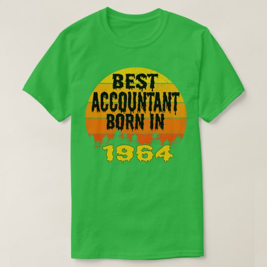 1964最高の年に計生まれ計の誕生日ヴィンテージ Tシャツ (デザイン正面)