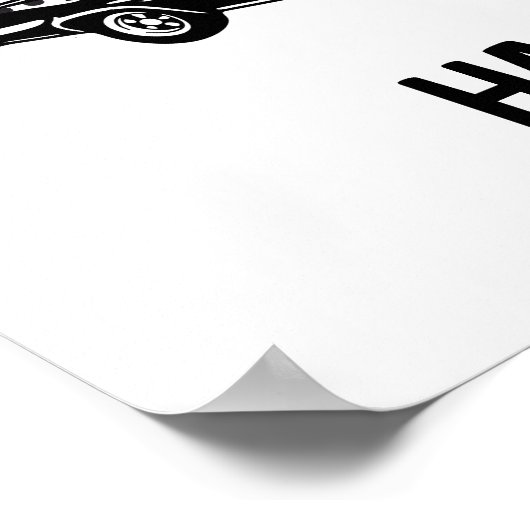 1964生まれ年のおもしろい事実誕生日ポスター ポスター (角)