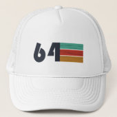 1964生まれ年のヴィンテージ誕生日 キャップ (正面)