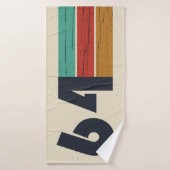 1964生まれ年のヴィンテージ誕生日 バスタオル (バスタオル)