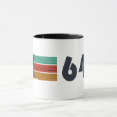 1964生まれ年のヴィンテージ誕生日 マグカップ (中央)