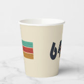 1964生まれ年のヴィンテージ誕生日 紙コップ (左)