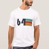 1964生まれ年のヴィンテージ誕生日 Tシャツ (正面)