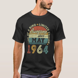 1964素晴らし年5月58歳58誕生日から Tシャツ