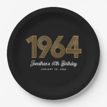 1964 ブラック フェイクゴールド 60歳の誕生日 