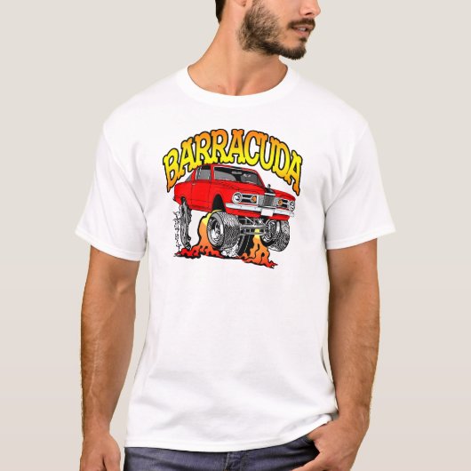 1964 1965 1966プリマスBarracudaマッスルカー Tシャツ (正面)