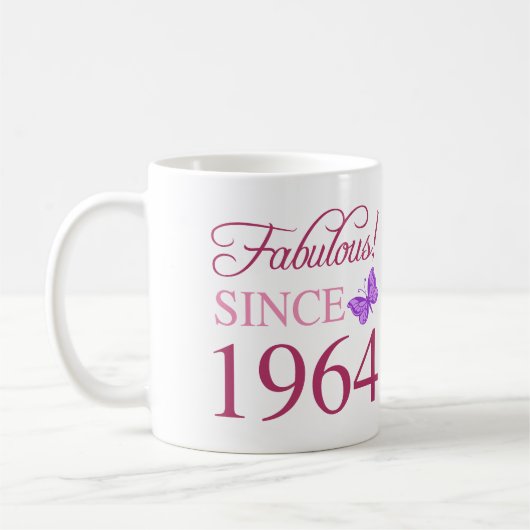 1964 60誕生日以来の素晴らしい コーヒーマグカップ (左)