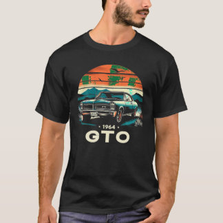 1964 64 GTOクラシック車の古い学校の筋肉ヴィンテージ Tシャツ