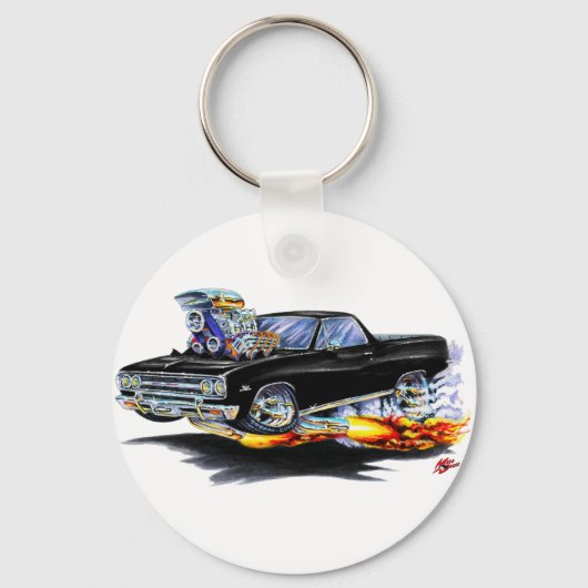 1964-65エルカミノブラックトラック キーホルダー (正面)