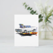 1964-65エルカミノホワイトトラック ポストカード (スタンド正面)