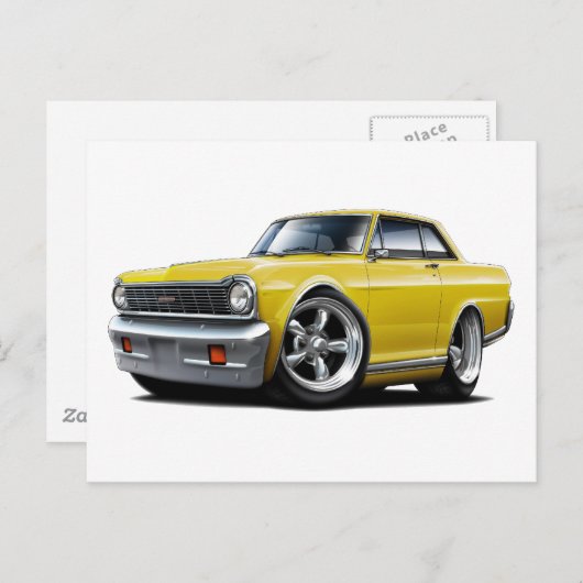 1964-65ノヴァイエローカー ポストカード (正面/裏面)