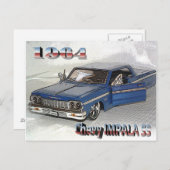 1964 Chevy IMPALA SSポストカード ポストカード (正面/裏面)