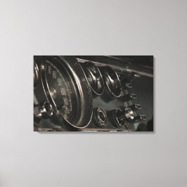 1964 Chrysler New Yorkerダッシュボードキャンバス印刷 キャンバスプリント