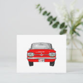 1964 Corvair前面 ポストカード (スタンド正面)
