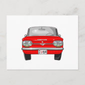 1964 Corvair前面 ポストカード (正面)