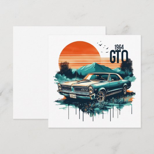 1964 GTO シーズンカード (正面/裏面)