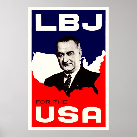 1964 LBJ（米国） ポスター (正面)