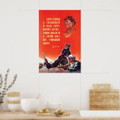 1964 Mao Zedong Propaganda Poster People of the ポスター (キッチン)