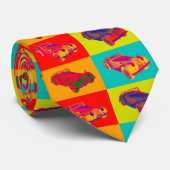 1964 Morgan Plus 4コンバーチブルアーポップ・アートのト ネクタイ (ロール)