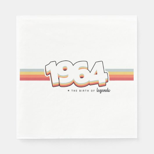 1964 The birth of legends スタンダードランチョンナプキン (正面)