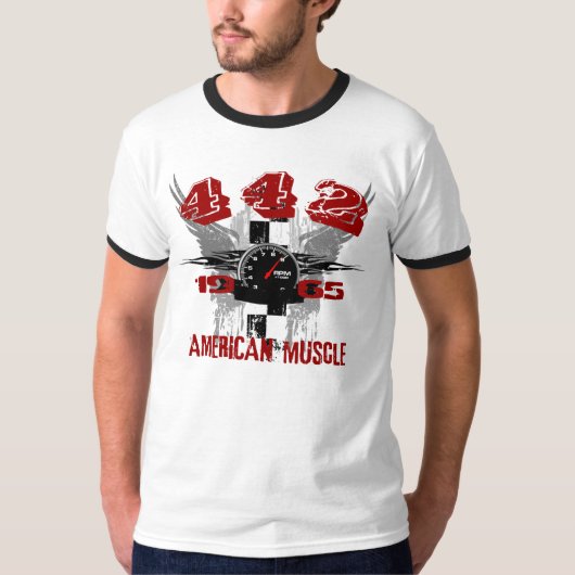1965の442の写実的なティー Tシャツ (正面)