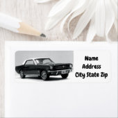 ***1965クラシックMUSTANG***住所 シール (インサイチュ)