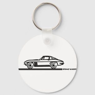 1965コルベットスティングレイスプリットブルク キーホルダー