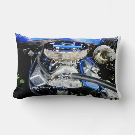 1965シボイシボエルブルー ランバークッション (正面)