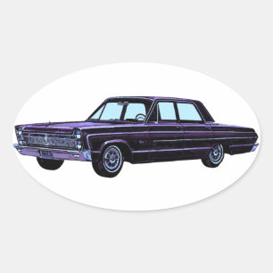 1965プリマスフューリーI 楕円形シール