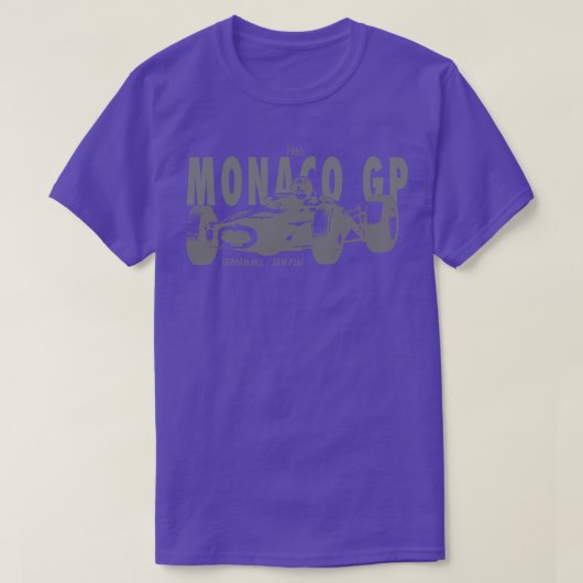 1965モナコGPグラハムヒル Tシャツ (デザイン正面)
