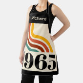 1965レトロストライプヴィンテージ60誕生日 エプロン (インサイチュ)