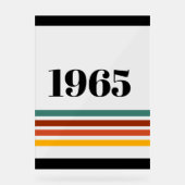 1965レトロストライプヴィンテージ アクリルサイン (正面)